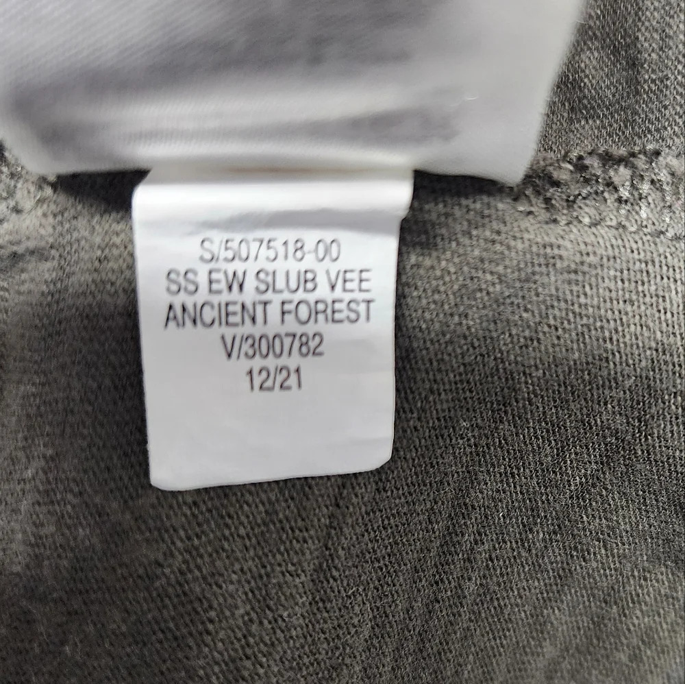 Old Navy Gray Green V-Neck Short Sleeve Plus Size 4X Top - Picture 7 of 8